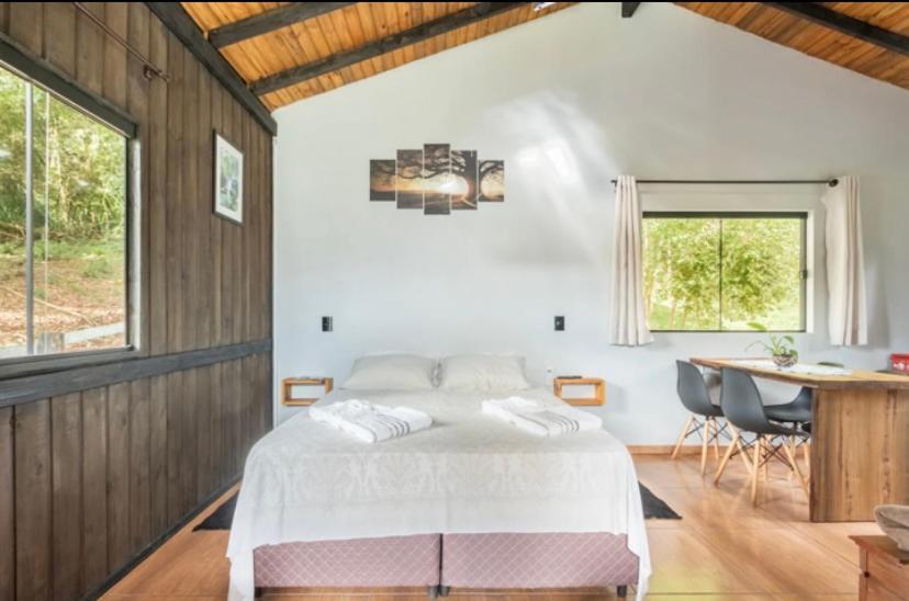 Cabana Sassafras Com Hidromassagem Alfredo Wagner Exterior photo