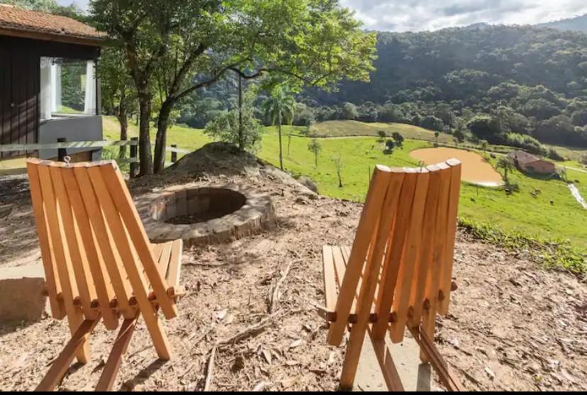 Cabana Sassafras Com Hidromassagem Alfredo Wagner Exterior photo