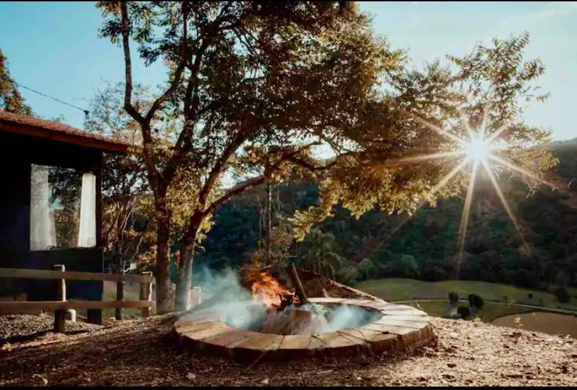 Cabana Sassafras Com Hidromassagem Alfredo Wagner Exterior photo